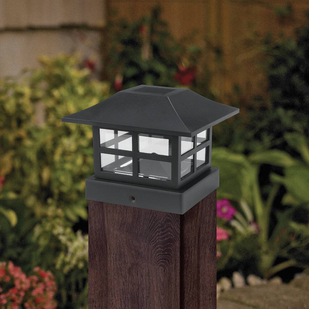 noma solar post lights