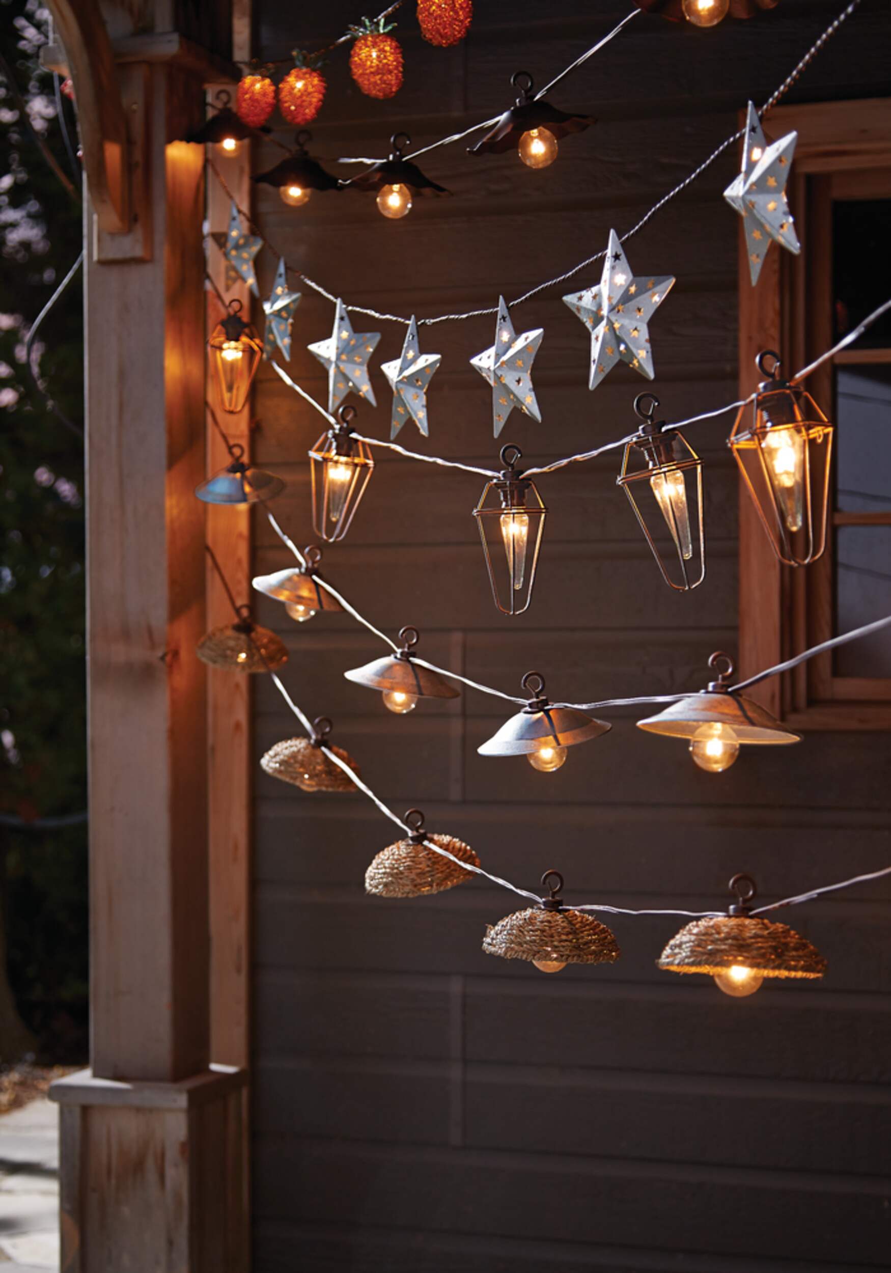 CANVAS Indoor/Outdoor, White Incandescent PlugIn Vintage Edison String