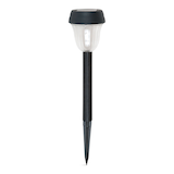 Lampes solaires à DEL pour allée et balise de jardin For Living Outdoor, blanc brillant, paq. de 10 Front_Flat