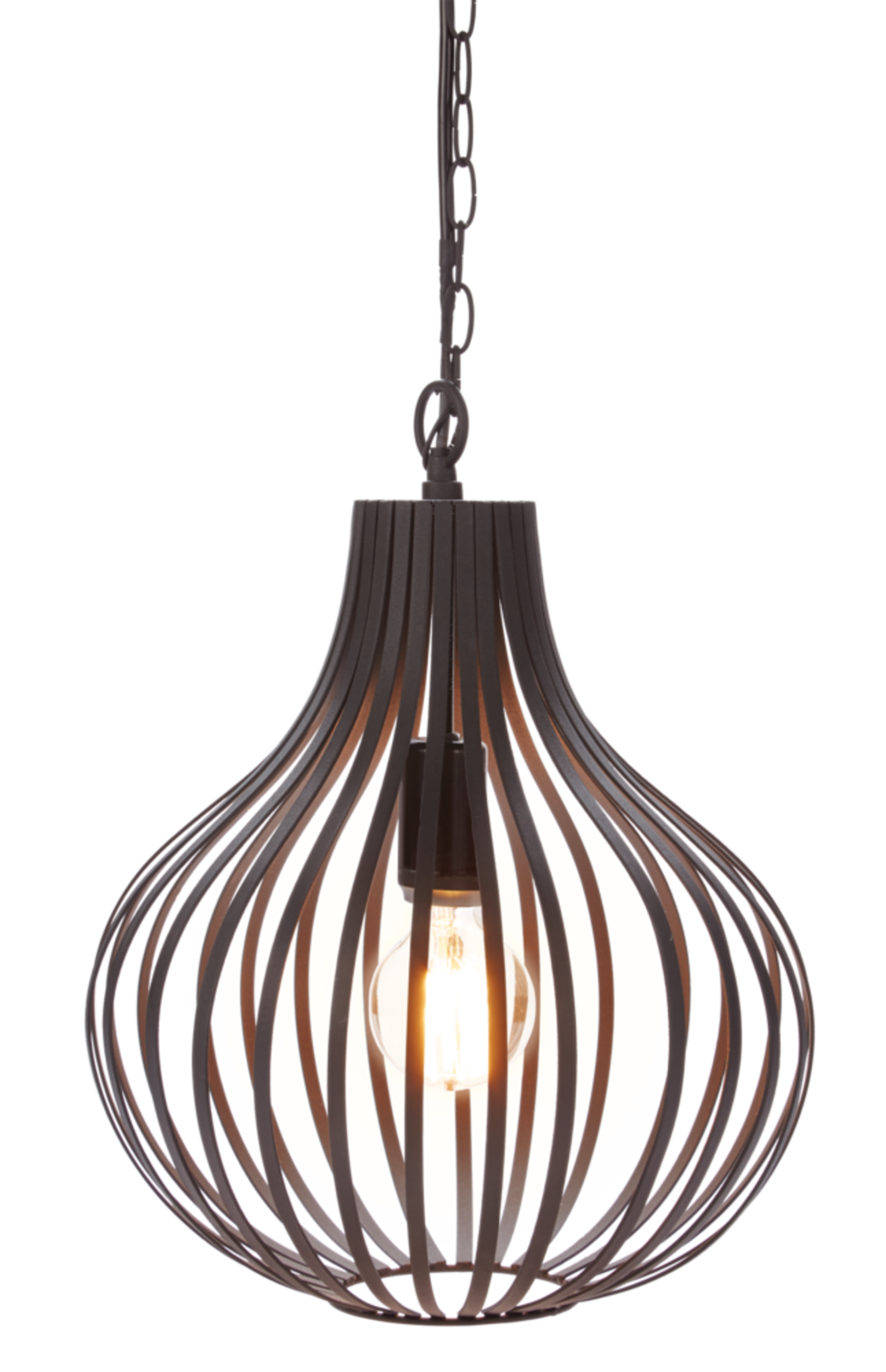 CANVAS Oslo Outdoor White Plug-In Chandelier, For Patio & Gazebo Front_Elevated