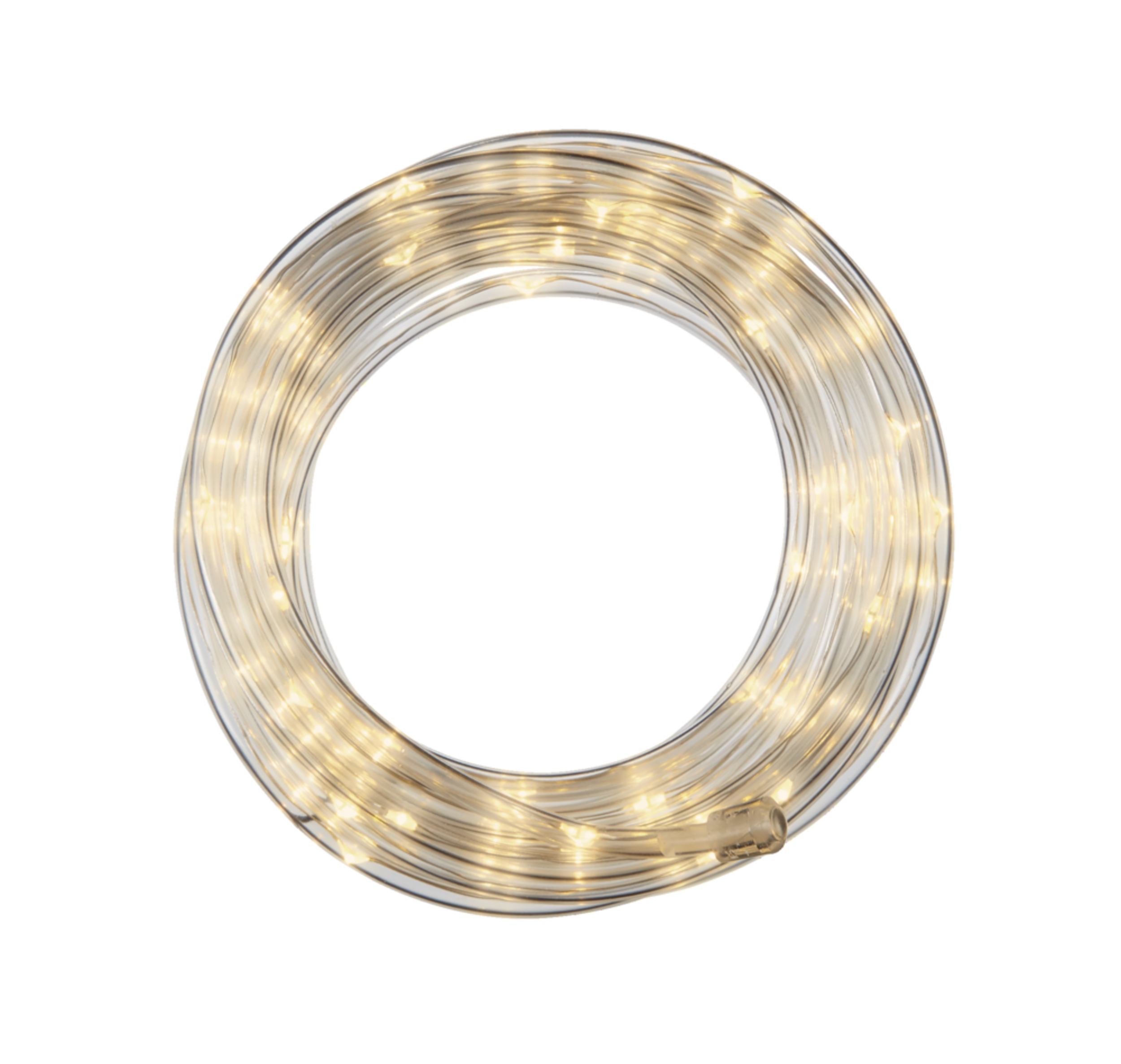 NOMA Outdoor Clear White LED Battery-Operated  String Lights, 18-ft Front_Flat