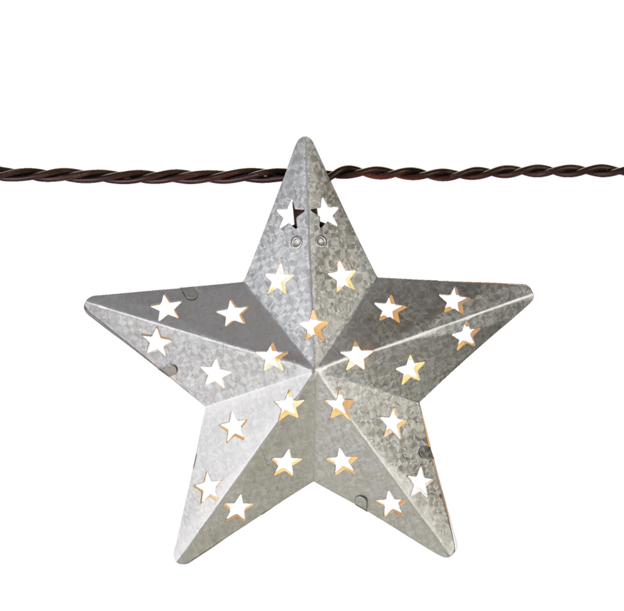 CANVAS Outdoor Clear White Incandescent Plug-In Celeste Star String Lights,  3.5-m