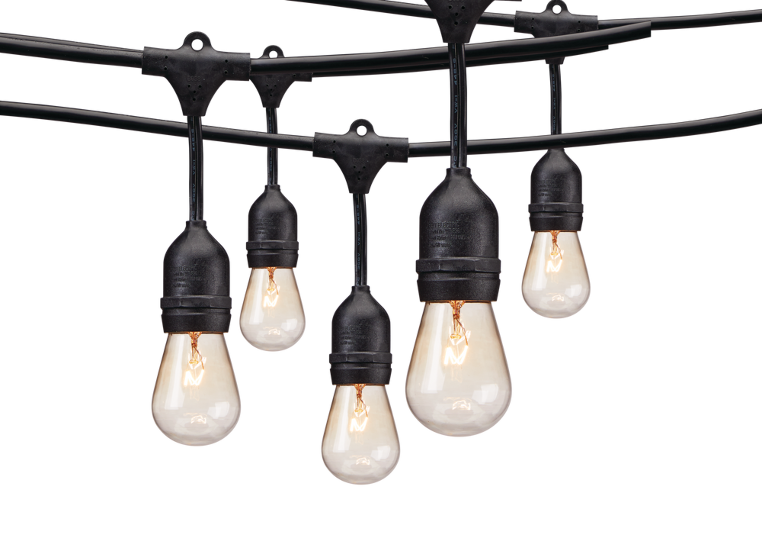 CANVAS Outdoor Clear White Incandescent PlugIn Montmarte String Lights