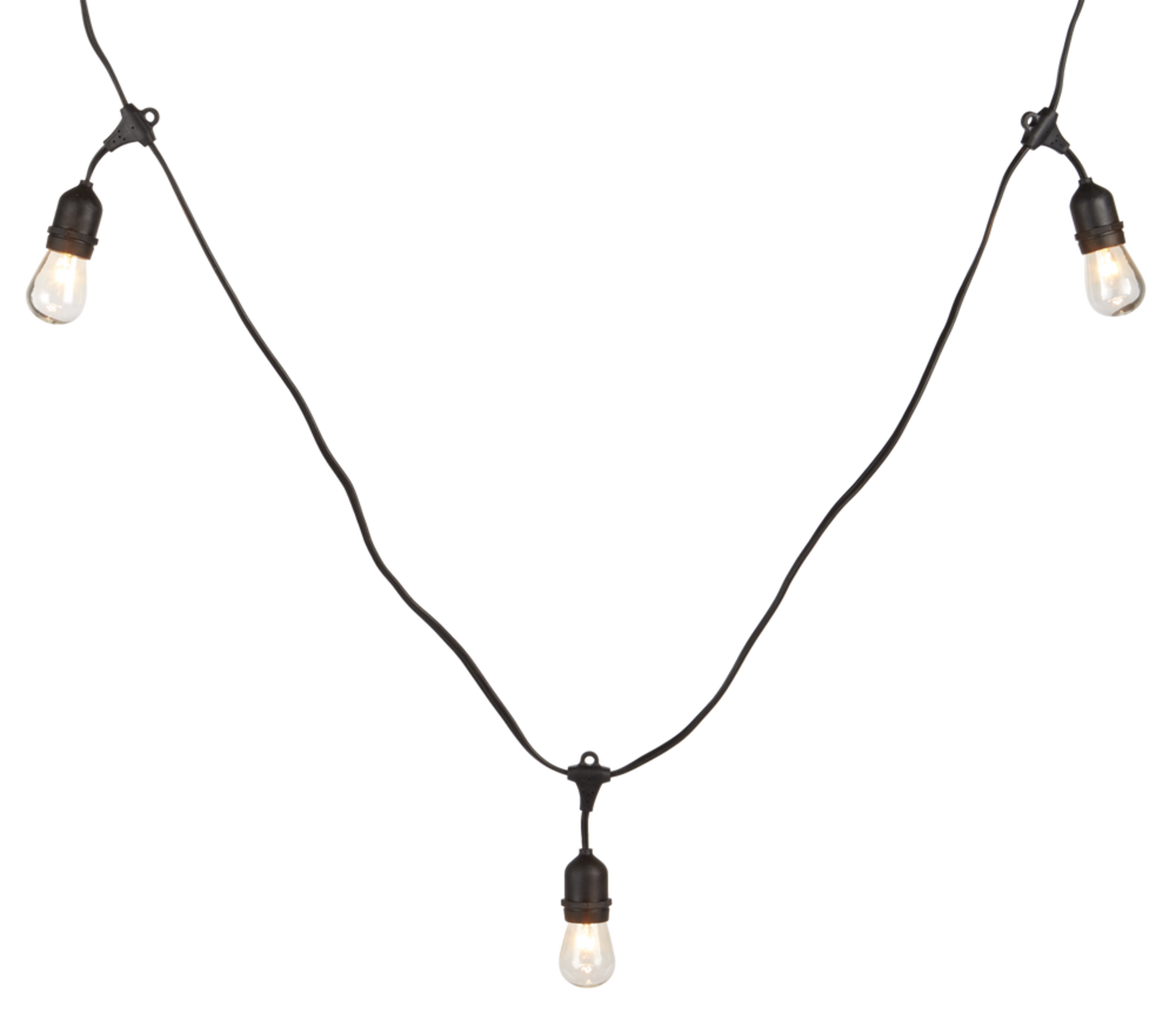 CANVAS Outdoor Clear White Incandescent PlugIn Montmarte String Lights