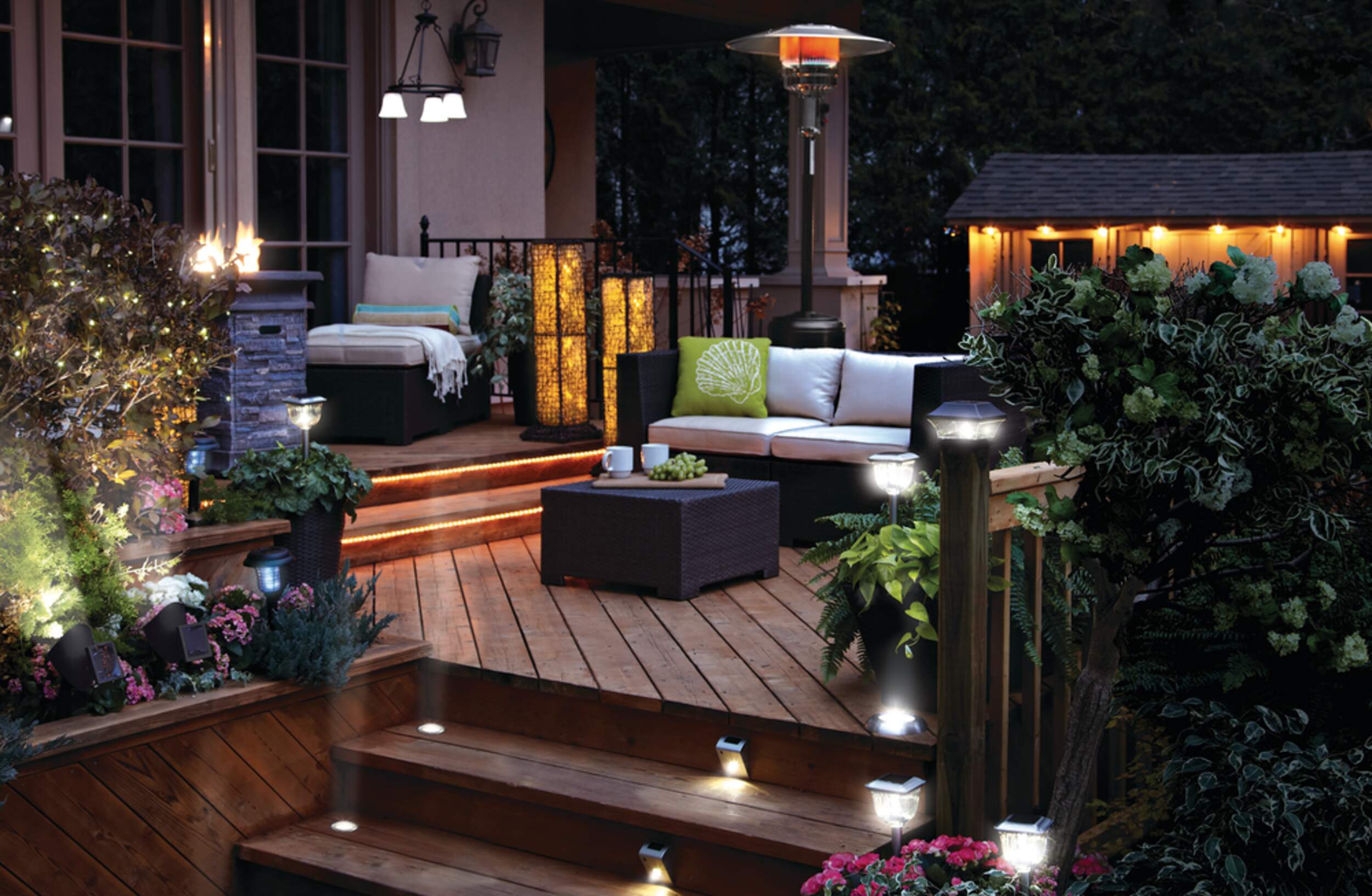 Ambient LED Lighted Column, 36-in Composite_or_Mixed