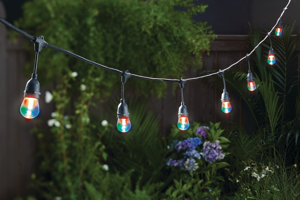 NOMA Indoor/Outdoor LED PlugIn Colour Changing String Lights, 10.8m