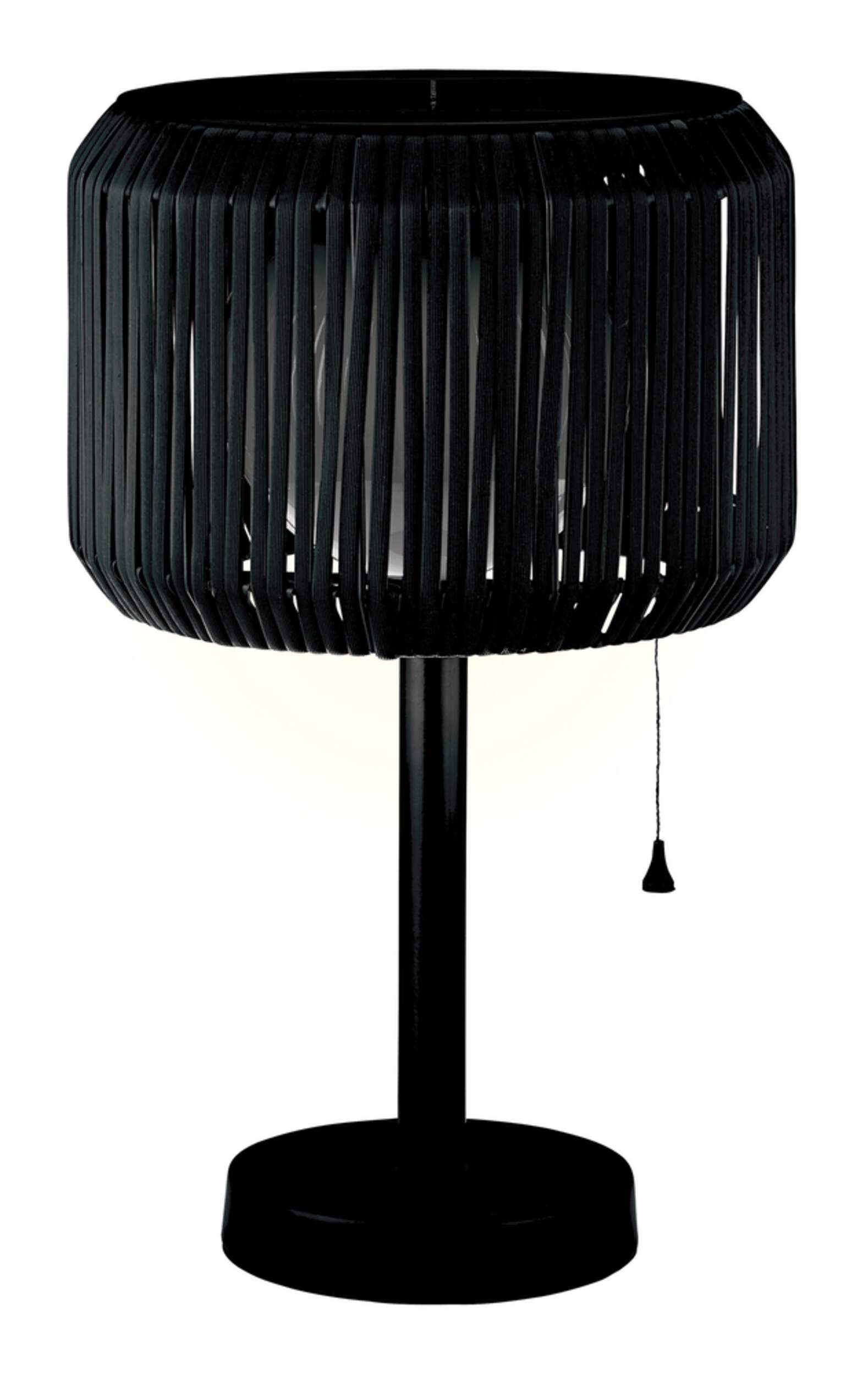 CANVAS Solar Amery Table Lamp Front_Flat