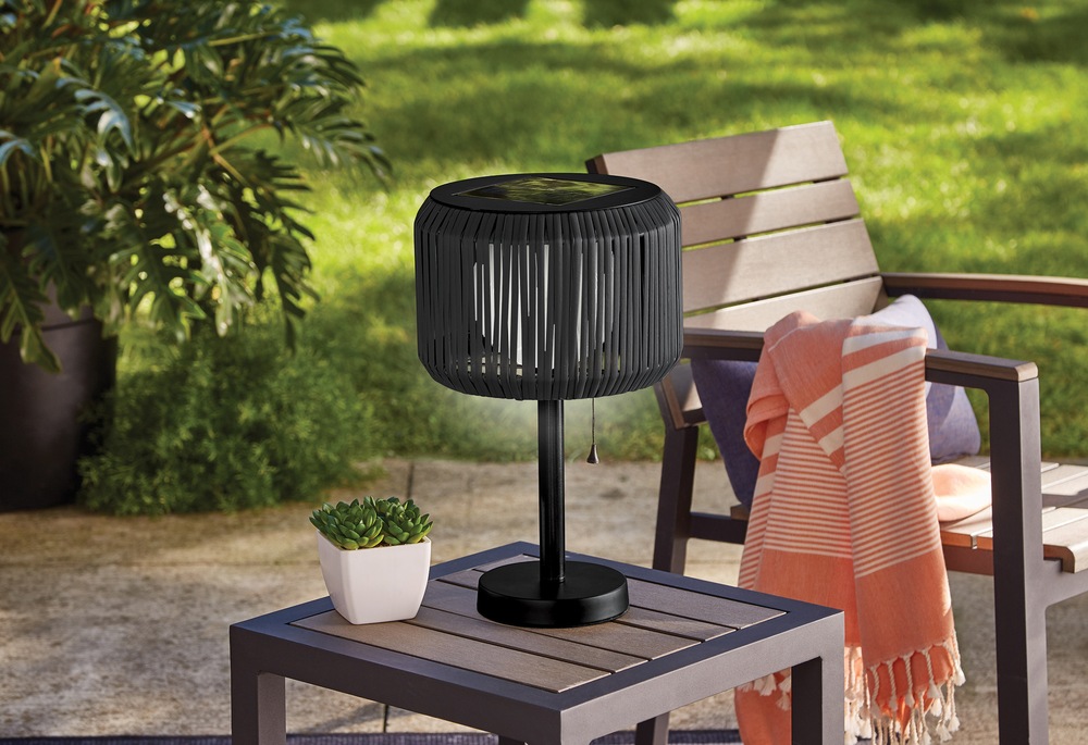 CANVAS Solar Amery Table Lamp Canadian Tire