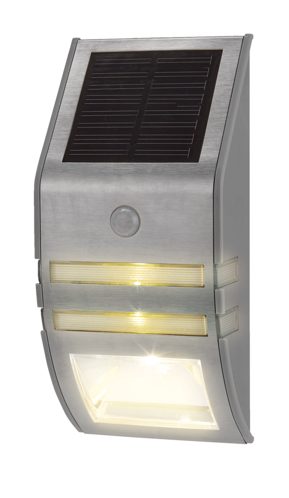 NOMA Outdoor Natural White 28 LM LED Solar Aluminum Wall Mounted Deck