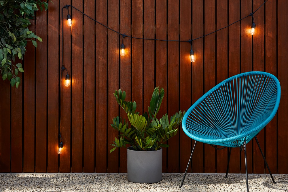 NOMA Indoor/Outdoor Warm White LED Solar Solar Filament String Lights