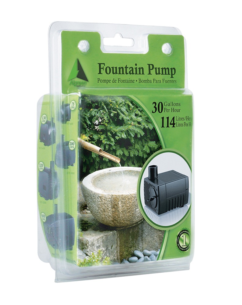 Algreen Fountain/Pond Pump 30 GPH Canadian Tire