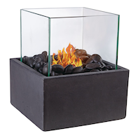 Square Fire Column, 10-in Front_Angled_Right