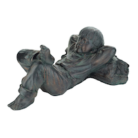 Boy & Girl Statue