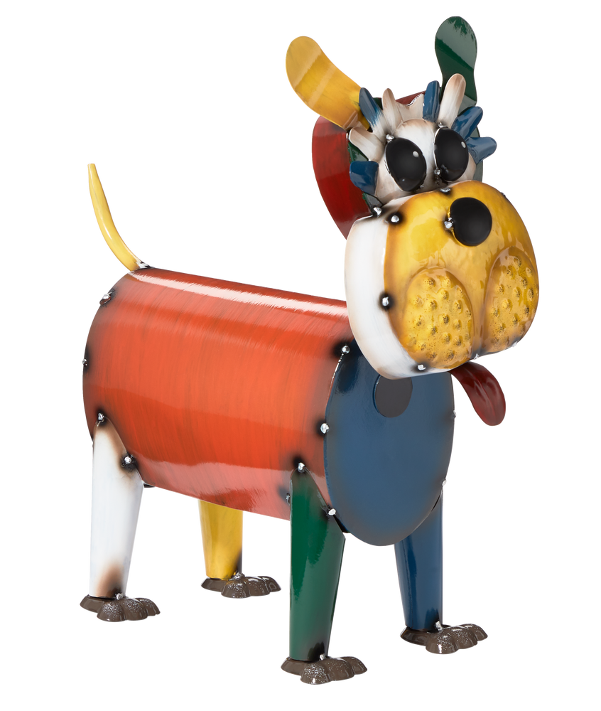 For Living Bobble Head Dog Statue & Lawn Ornament, 14.96in, Multi