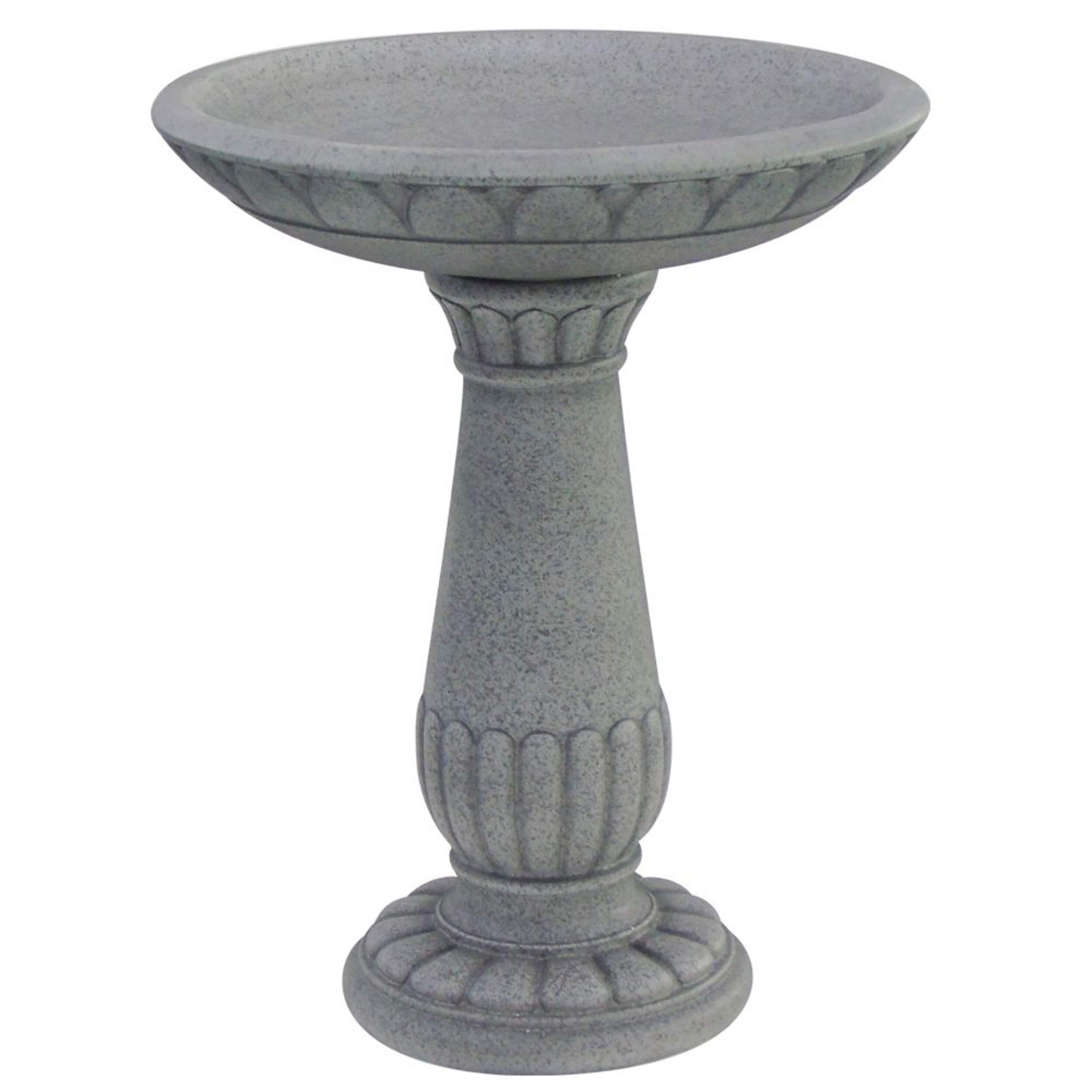 For Living Stone Bird Bath, 25-in Front_Elevated