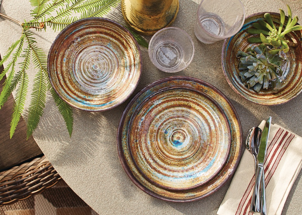 CANVAS Seashore Outdoor Hand Painted Dinner Plates, 1pc Canadian Tire