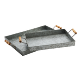 Plateau de service galvanisé CANVAS, paq. 2 Composite_or_Mixed