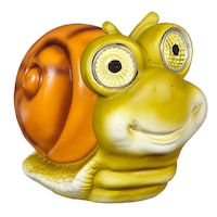 Statue solaire d'animal en résine For Living, 4 po, multicolore Front_Angled_Right