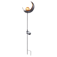 For Living Bronze Moon Solar Garden Stake Light, 35.43-in Side_Left