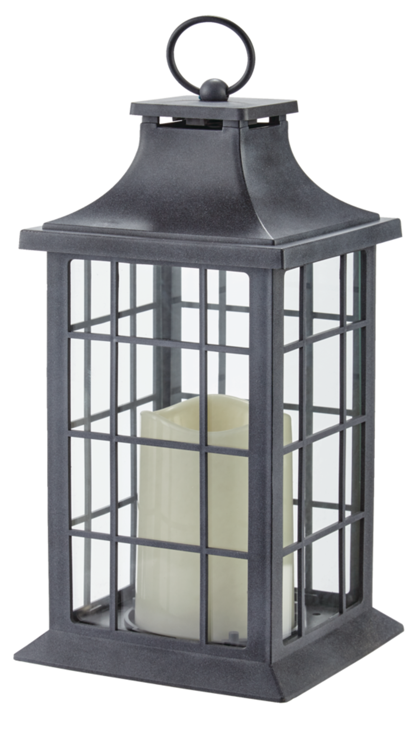 Lanterne For Living, 12,20 po, paq. 2, blanc Front_Three_Fourths_Angled_Left