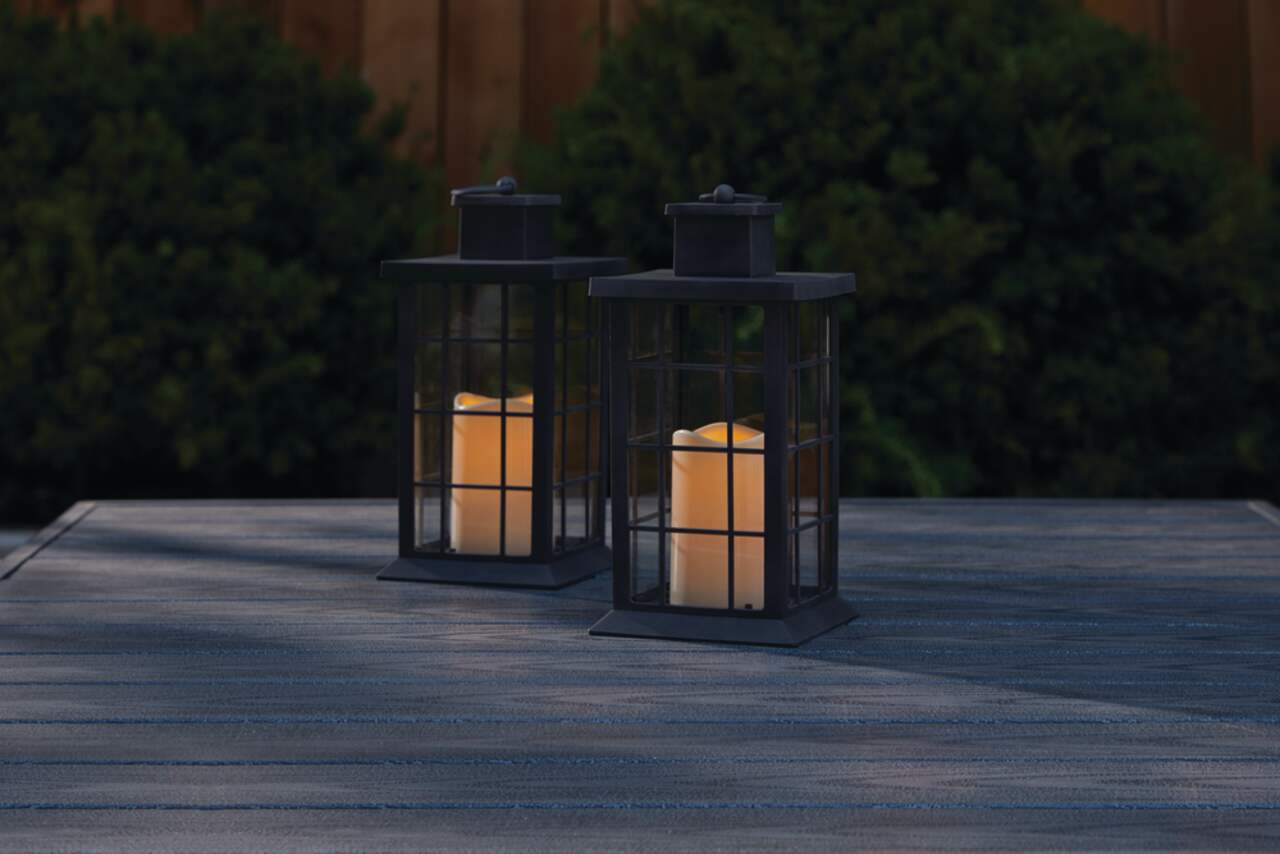 For Living Outdoor Lantern 12.20 in 2 pk White Canadian Tire