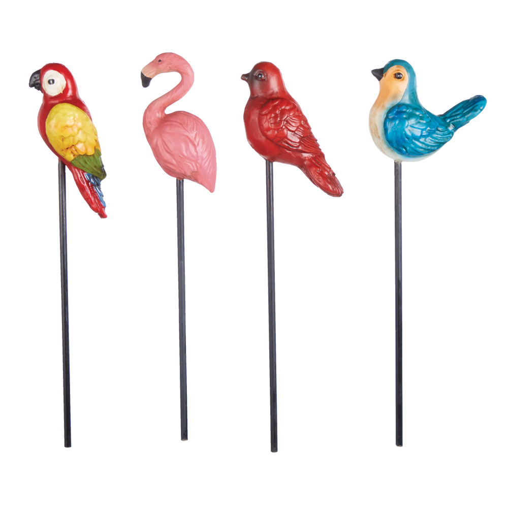 For Living Bird Pot & Garden Stakes, 8.00in, MultiColour Canadian Tire