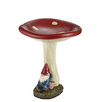 Bain d'oiseaux en forme de champignon For Living, 20 po Front_Angled_Left