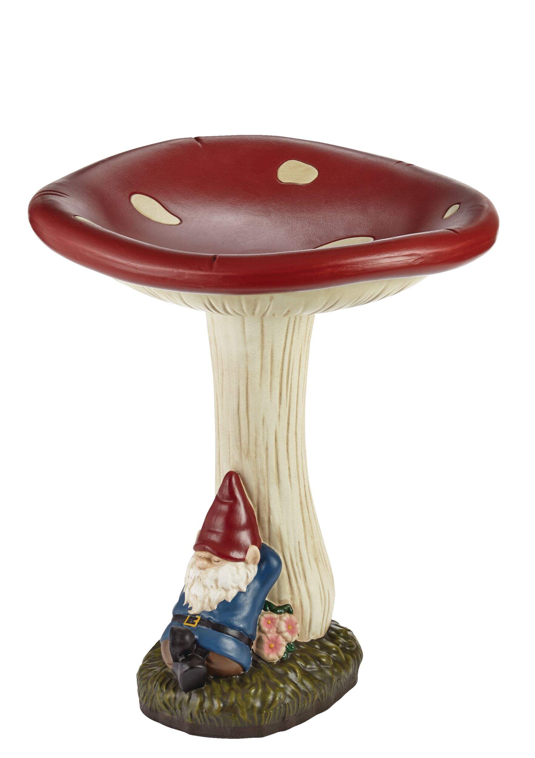 For Living Mushroom Bird Bath, 20-in Front_Angled_Left