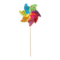 For Living Patterned Garden 40-in Pinwheel& Wind Spinner