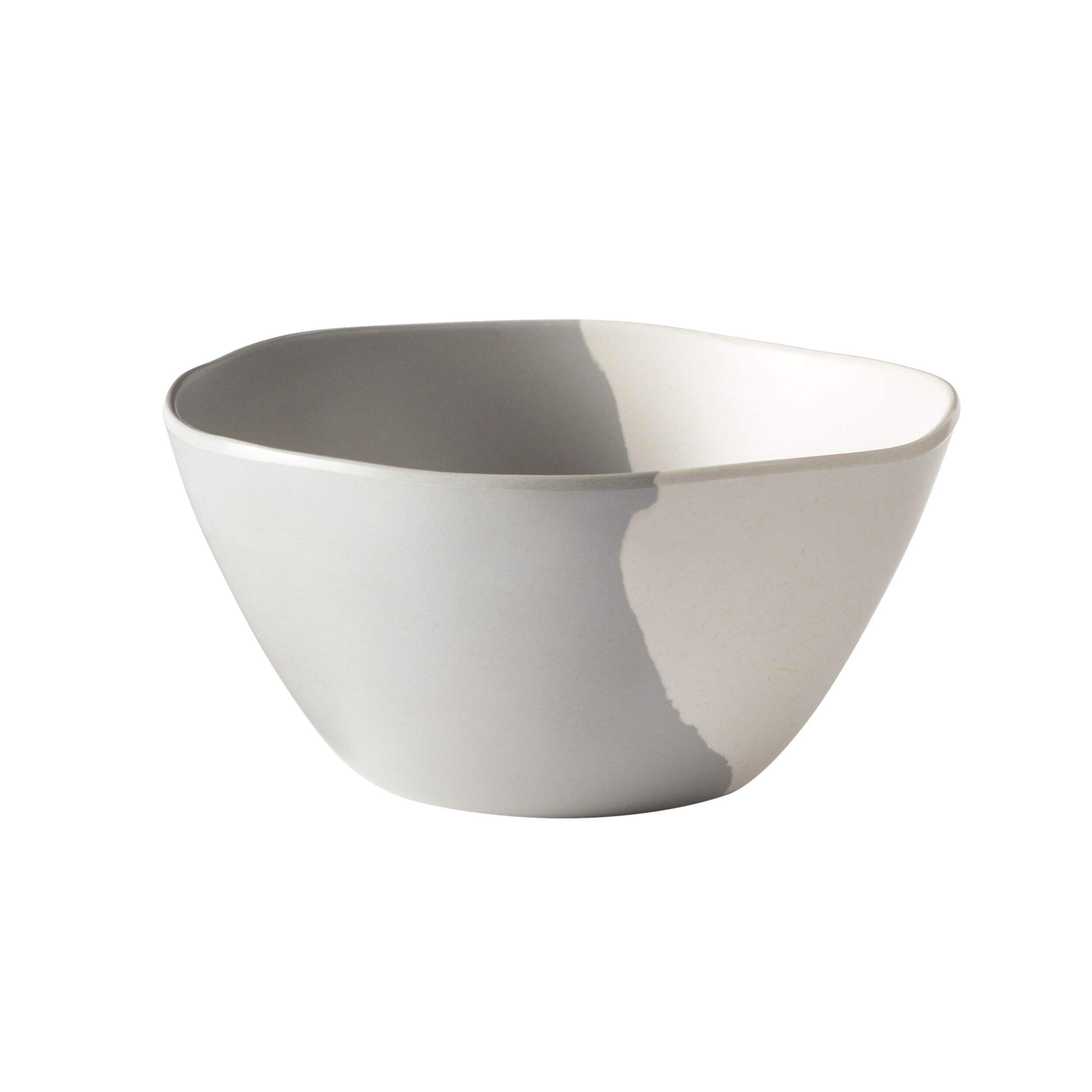 Bol en fibre de bambou CANVAS, gris Front_Elevated