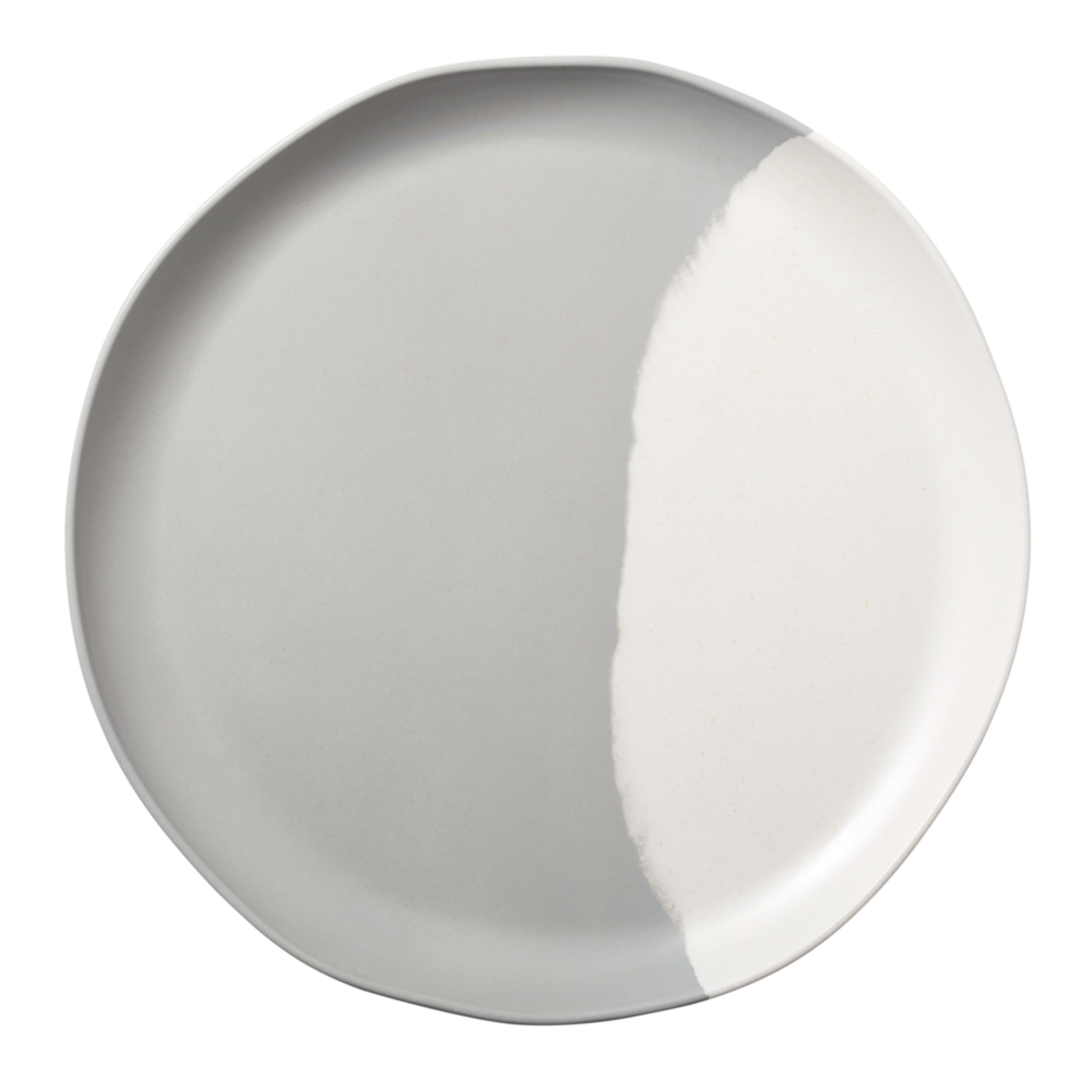 Plateau en fibres de bambou CANVAS, gris Front_Flat