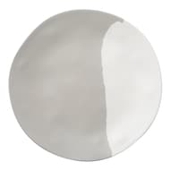 Grandes assiettes en fibre de bambou CANVAS, paq. 1, gris