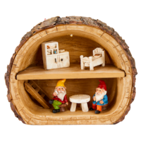 Décoration de jardin For Living, maison de gnomes enchantée Front_Flat