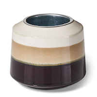 CANVAS Pali Ceramic Outdoor Fire Pot, Ombre Glaze Front_Elevated
