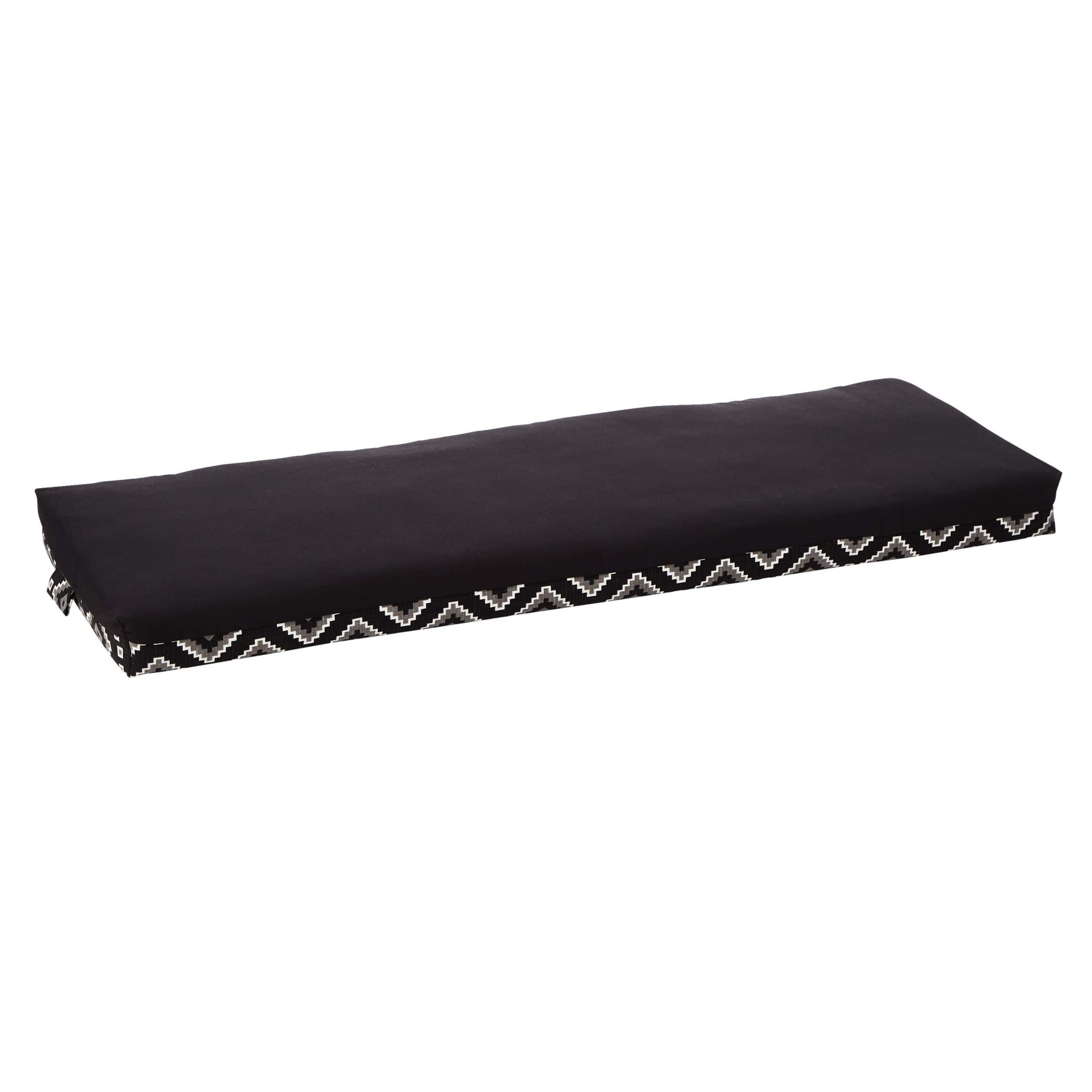 Black bench cushion discount outdoor