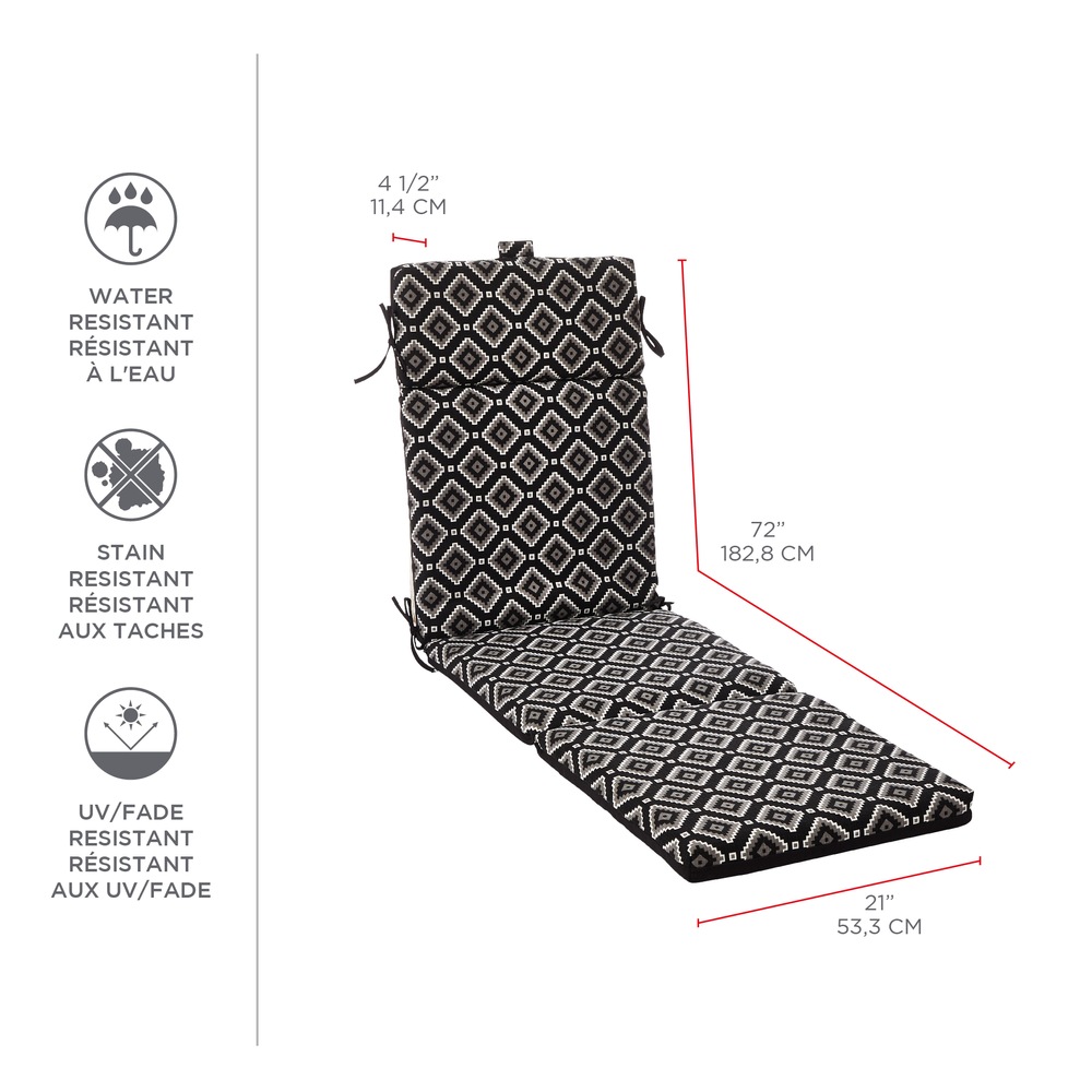 Coussin de chaise longue hydrofuge résistant aux taches CANVAS Bo Ho