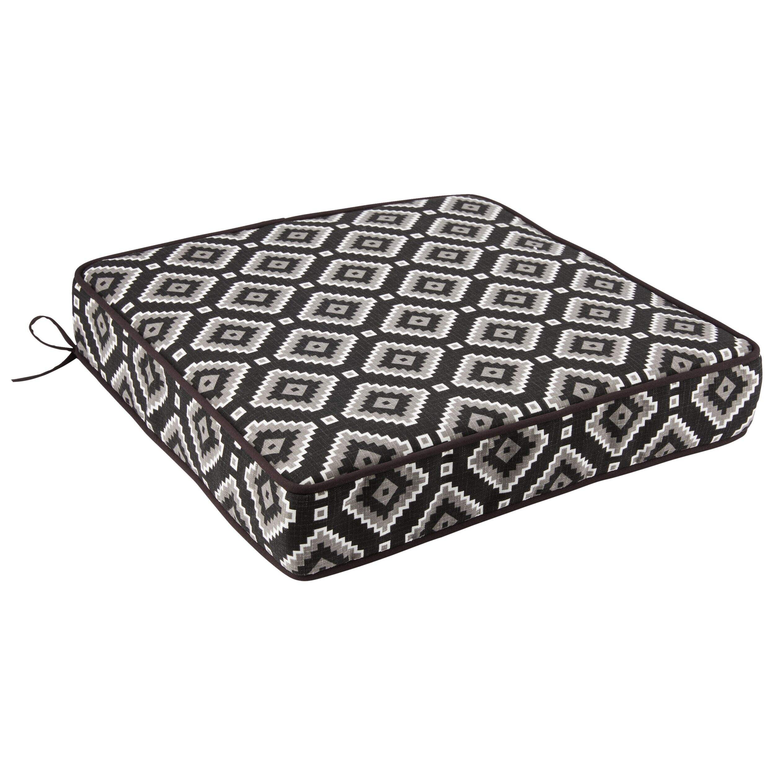 CANVAS Boho Outdoor Seat Pad Front_Angled_Right