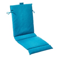 Coussin de balançoire de patio CANVAS Pulberry, résistant à la décoloration, bleu Front_Angled_Right