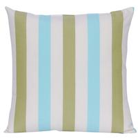 Coussins d'appoint rayés pour meubles de jardin