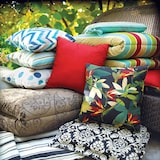 Coussin d'appoint tropical Composite_or_Mixed