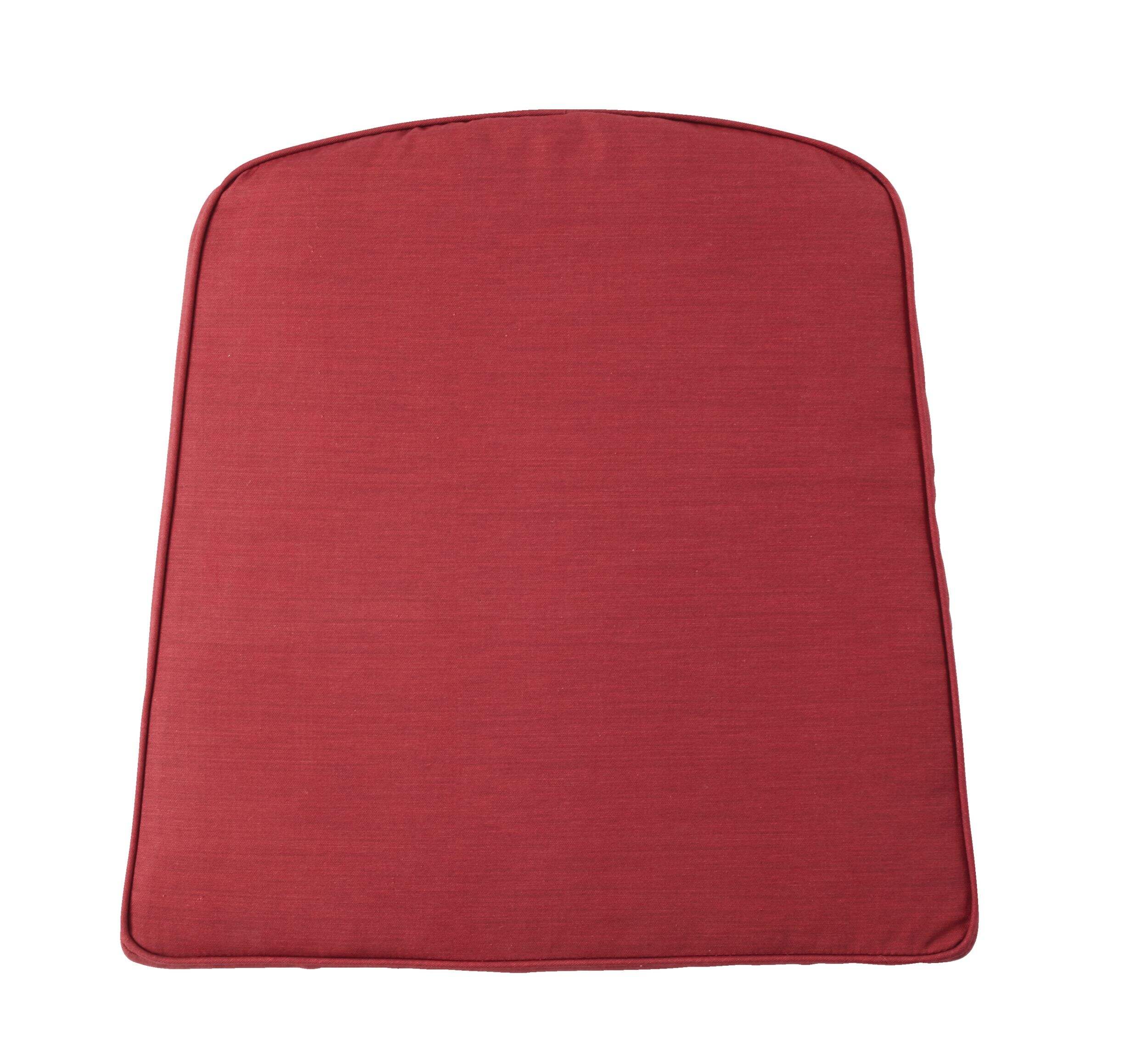 CANVAS Canterbury Patio Chair & Seat Pad, UV, Water & Stain Resistant, Red Overhead_Flat
