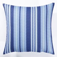 Coussin décoratif CANVAS, rayure herbe, 16 x 16 po Front_Flat
