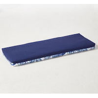 Coussin de banc hydrofuge résistant aux taches CANVAS Breeze, bleu Front_Angled_Right