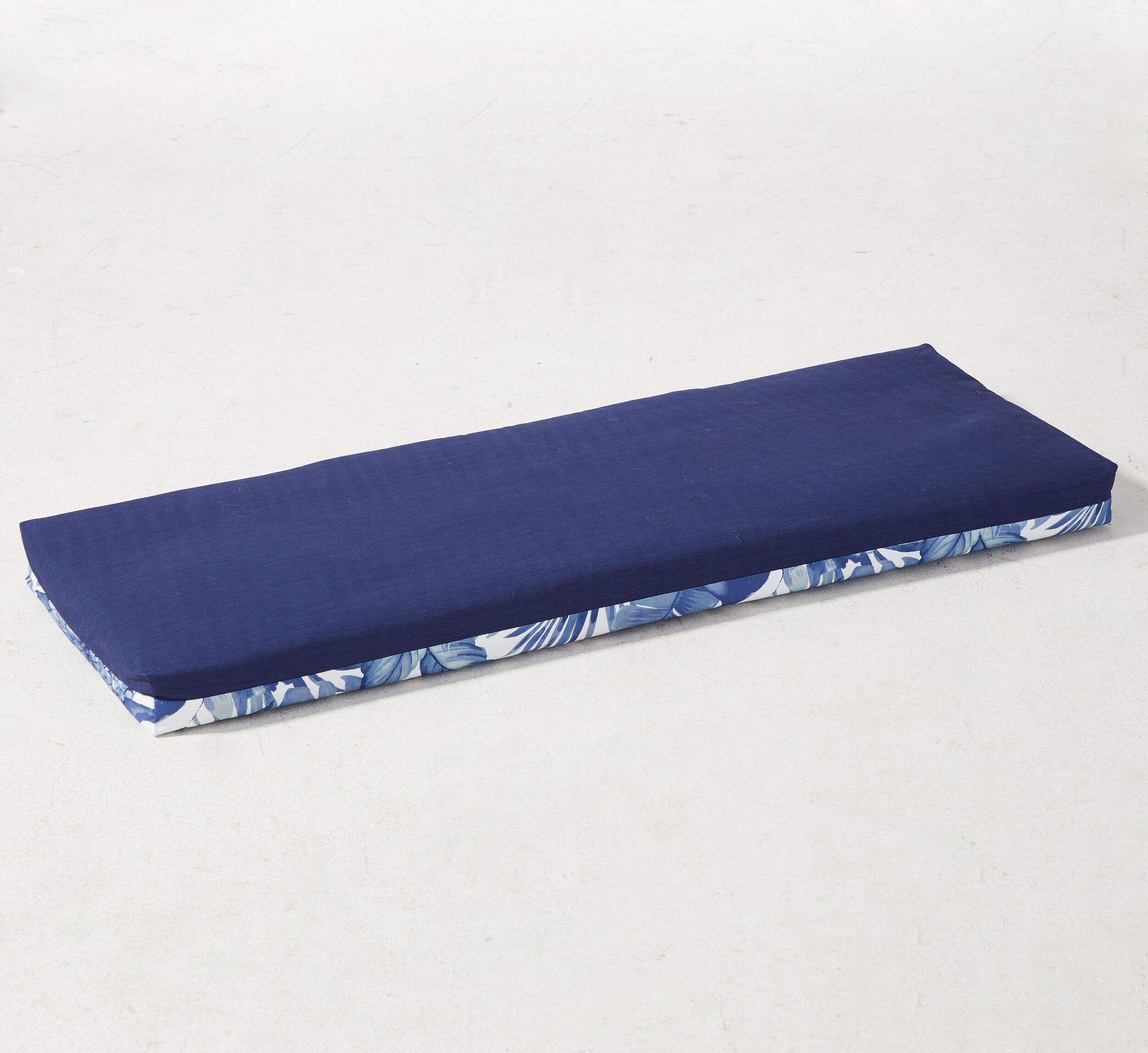 Coussin de banc hydrofuge résistant aux taches CANVAS Breeze, bleu Front_Angled_Right