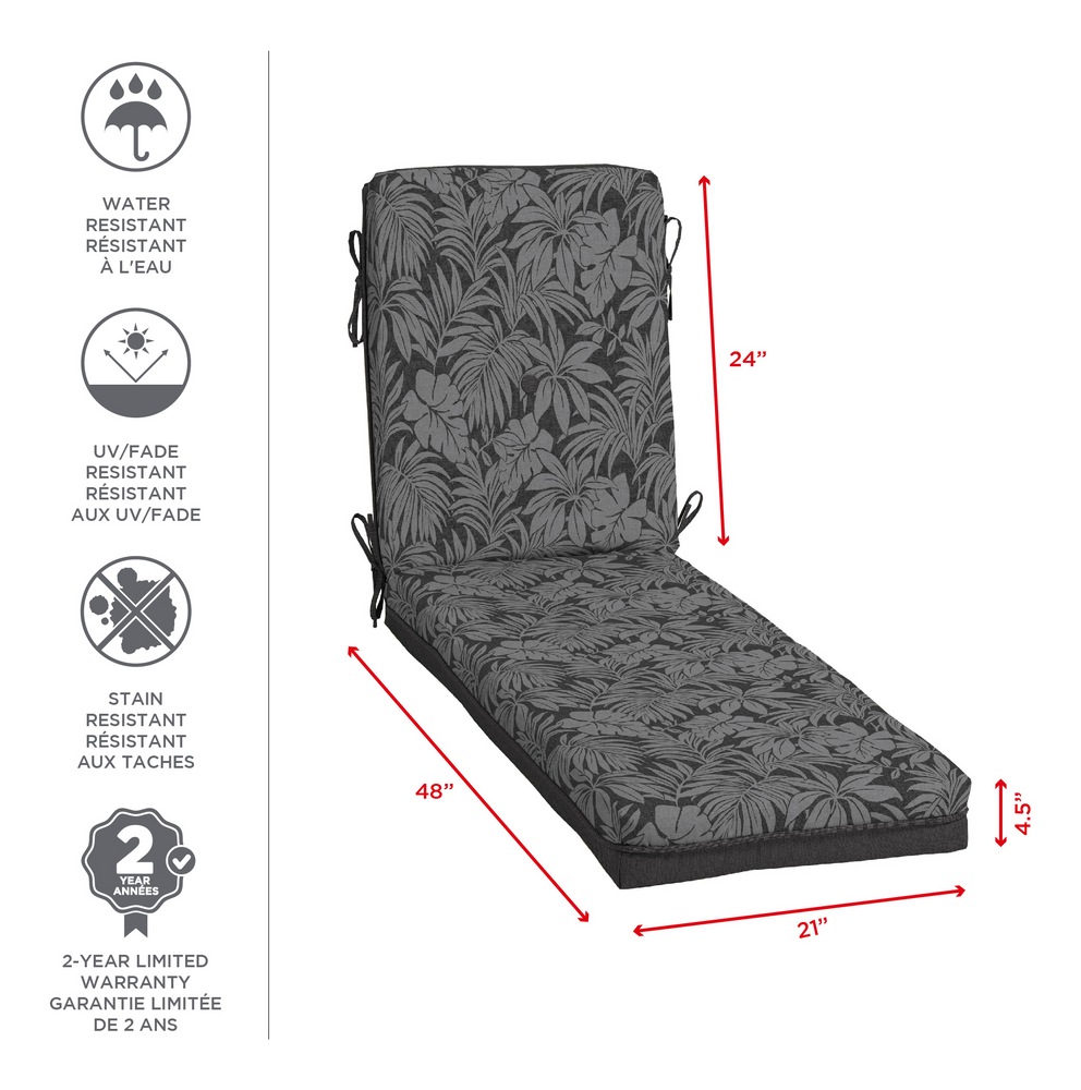 Coussin de chaise longue hydrofuge résistant aux taches CANVAS Mirabel