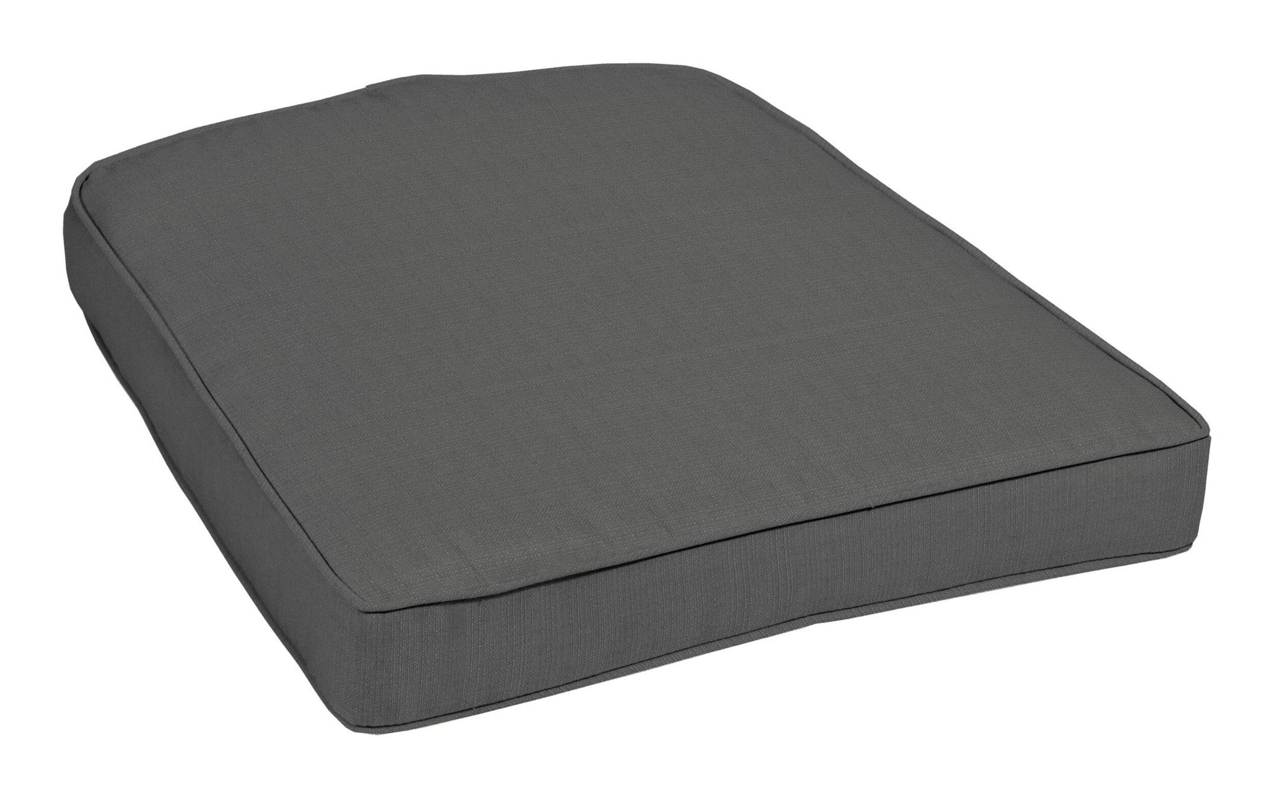 CANVAS Canterbury Patio UV, Water & Stain Resistant Chair & Seat Pad, Grey Front_Angled_Right