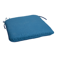 Coussin de siège CANVAS, résistant à l'eau, protection contre les UV, bleu Front_Three_Fourths_Angled_Right