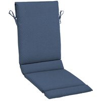 CANVAS Blue Sling Chair Cushion, Water-Resistant & UV-Protected Front_Angled_Right
