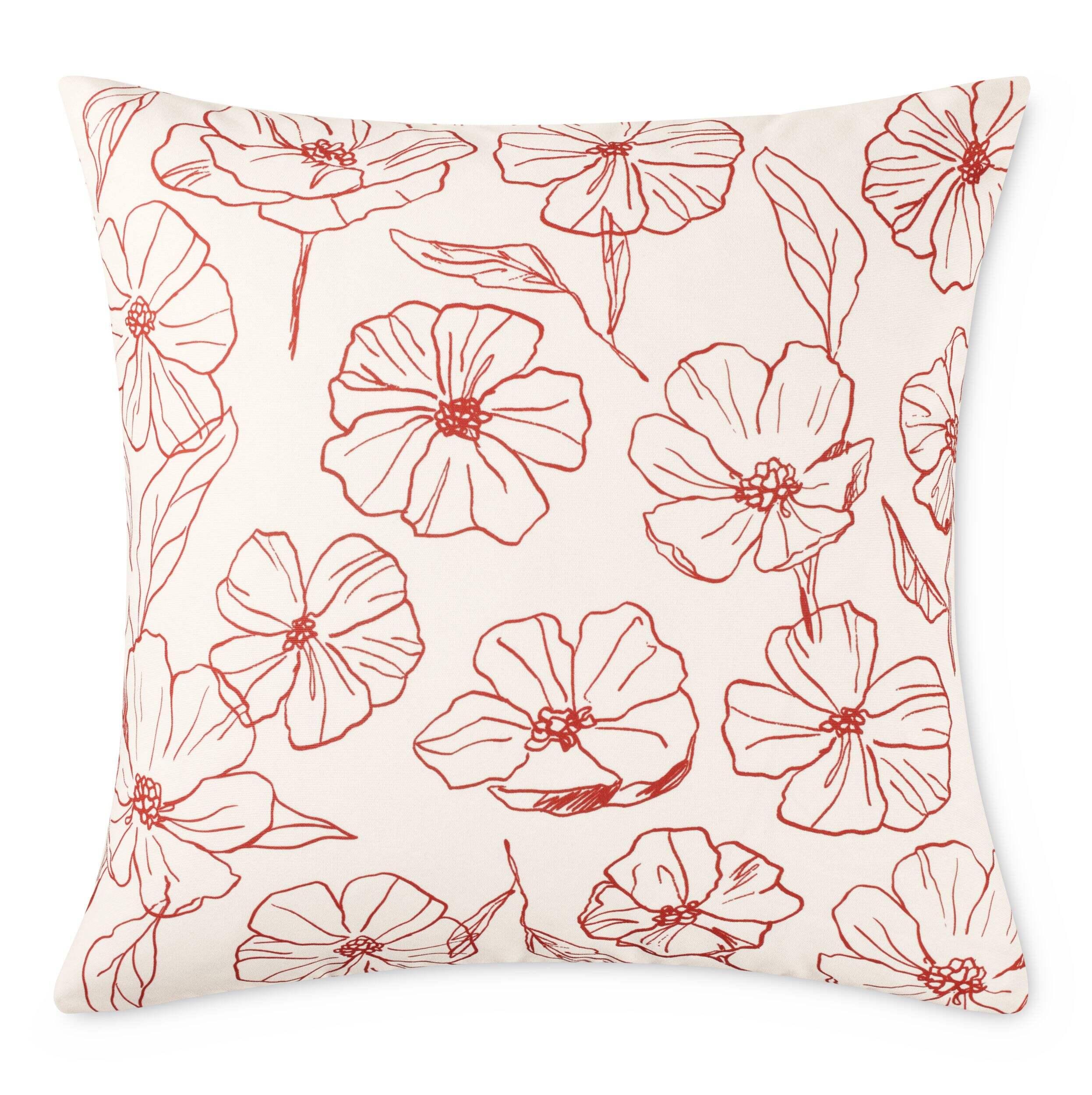 Housse de coussin CANVAS, floraison Front_Flat