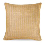 CANVAS Boho Retreat Jute Cushion Cover, Water/Stain/Fade-Resistant, Brown, Cover Only No Insert, 18 x 18-in Front_Flat